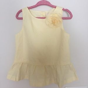 Janie and Jack yellow top size 3